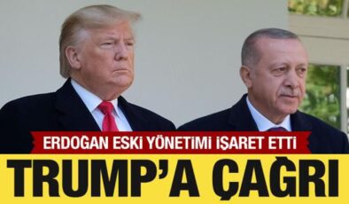 Son Dakika: Cumhurbaşkanı Erdoğan’dan Trump’a çağrı